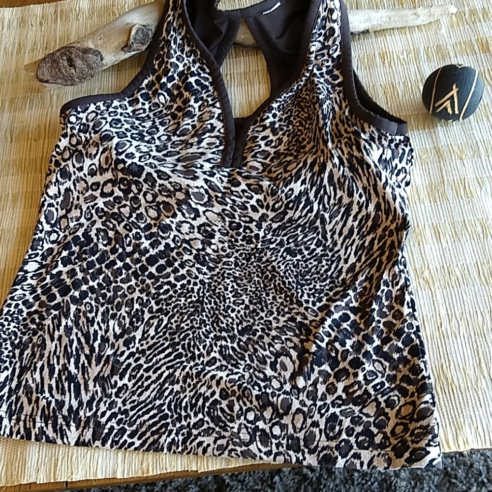 Leppard print top